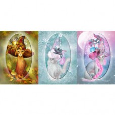 CAROL CAVALARIS COLLECTION Fancy Hat Cats